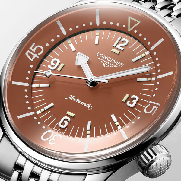 Legend Diver 39 mm automatique en acier inoxydable