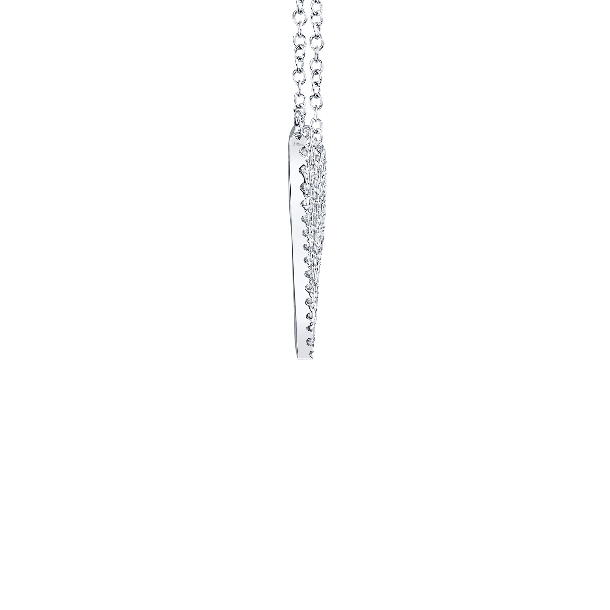 Kate Gold and Diamond Pavé Heart Pendant