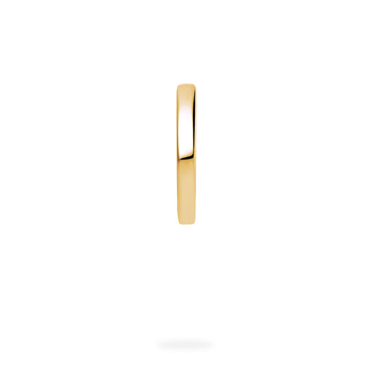 Birks Essentiels Boucle d&rsquo;oreille anneau simple pour homme en or jaune image number 2