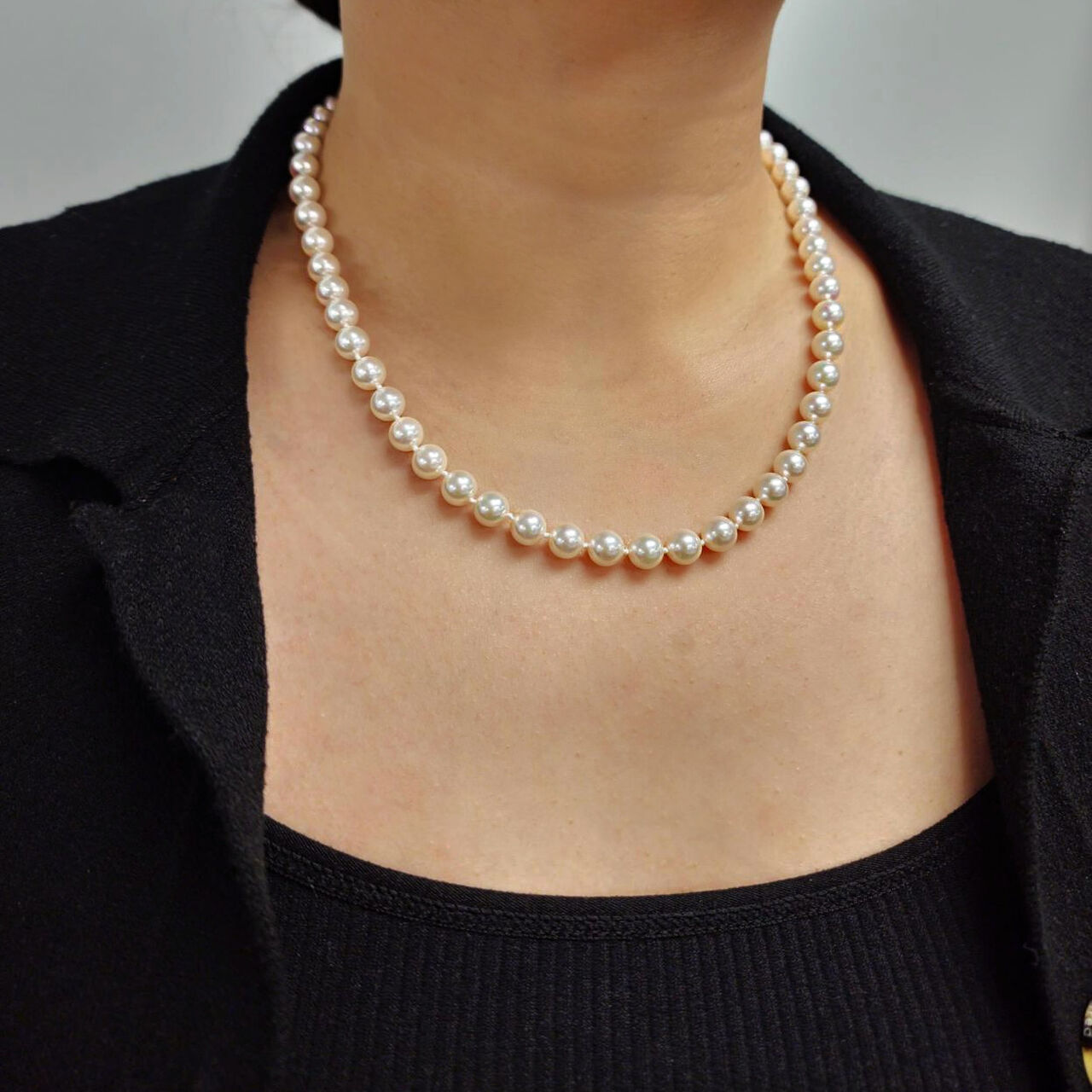 Freshwater Pearl Necklace - 6.5-7mm