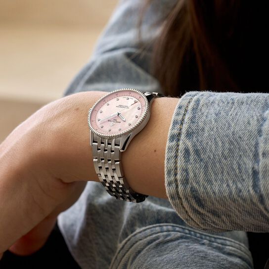 Breitling Navitimer Quartz mm Stainless Steel and Diamond A77320D91K1A1 On Hand image number 1
