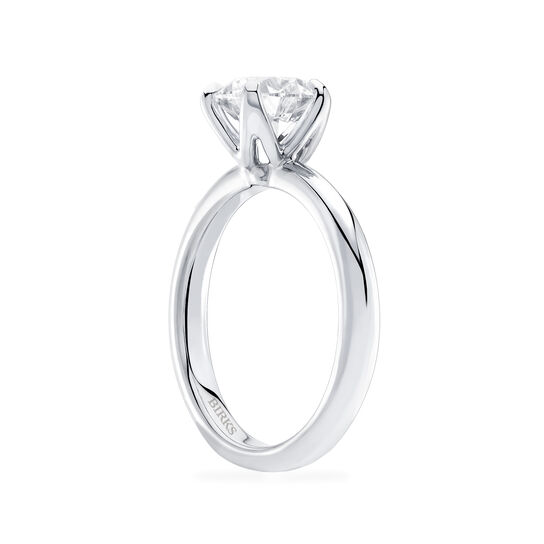 Birks North Star Round Solitaire Engagement Ring image number 4