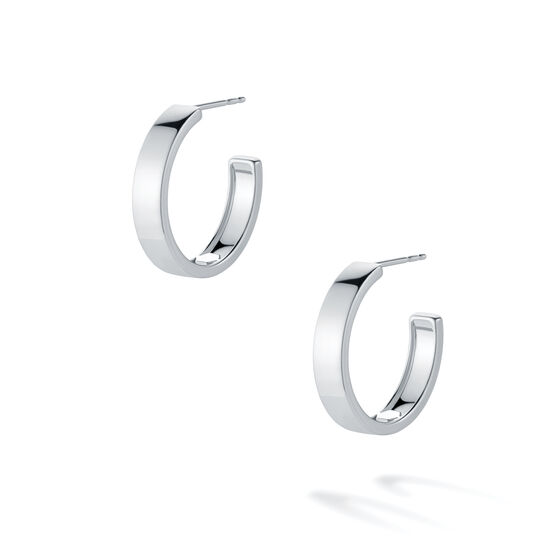 bijoux birks essentials 20mm bold sterling silver hoop earrings image number 1