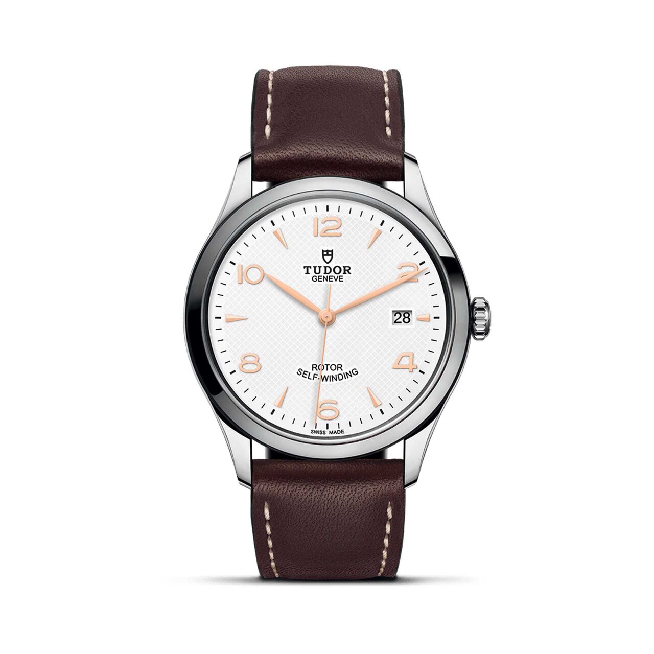 Tudor 1926 39Mm Steel Case Light - Coloured Dial Brown Leather Strap image number 0