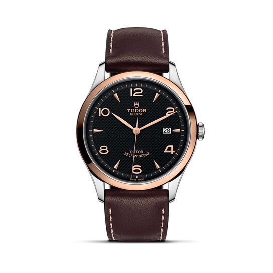 Tudor 1926 Boîtier en acier 41 mm^ lunette en or rose image number 0