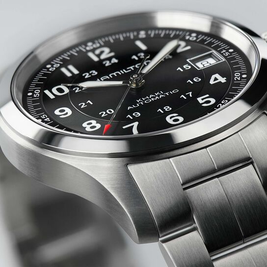 Hamilton Khaki Field 38 mm automatique en acier inoxydable image number 3