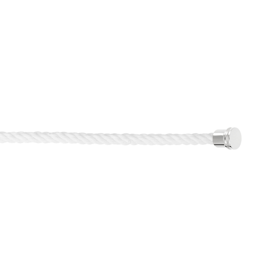 Fred Stainless Steel Medium White Cable 6B0252 Cable image number 1