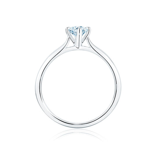 Round Solitaire Diamond Engagement Ring image number 3