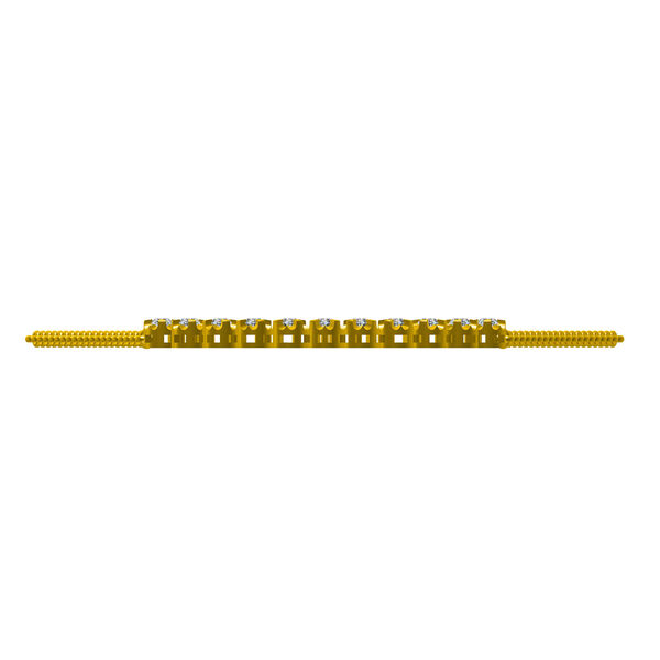 Collier en or jaune et diamants