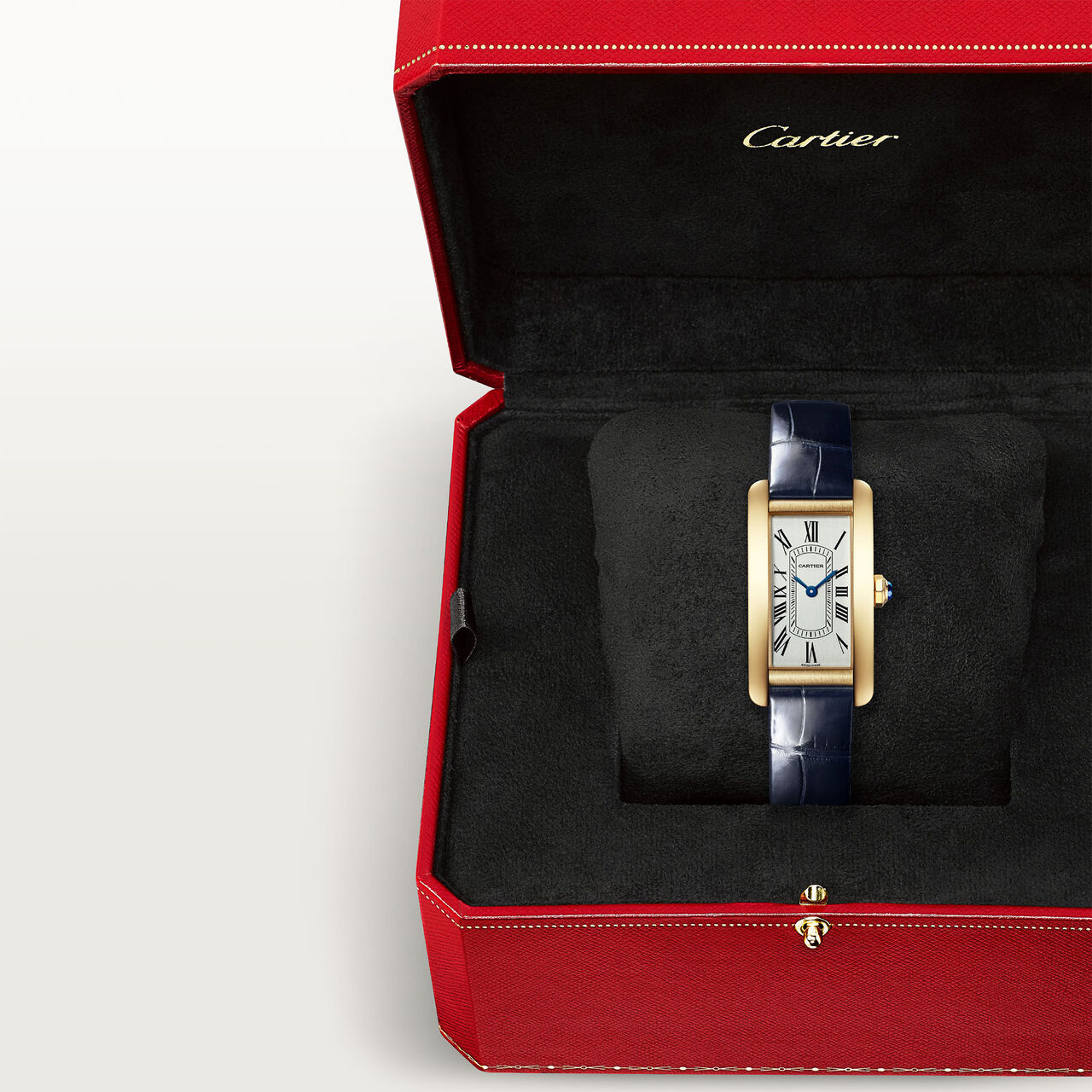 Cartier Tank Am&eacute;ricaine Small Quartz 35 X 19 mm Yellow Gold image number 6