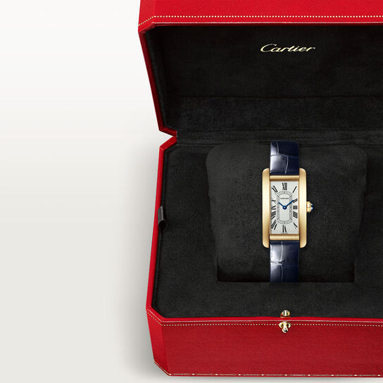 Cartier Tank Am&eacute;ricaine Small Quartz 35 X 19 mm Yellow Gold image number 6