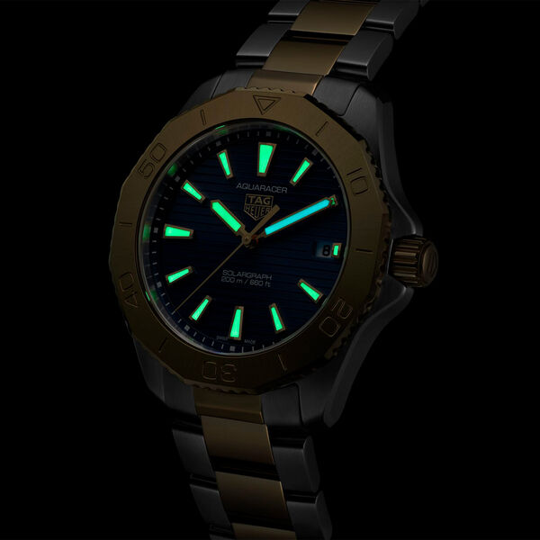 Aquaracer Professional 200 40 mm Solargraph en acier inoxydable