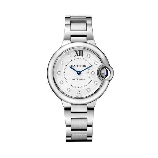 ballon bleu cartier automatic 33 steel diamond w4bb0021 front image number 0