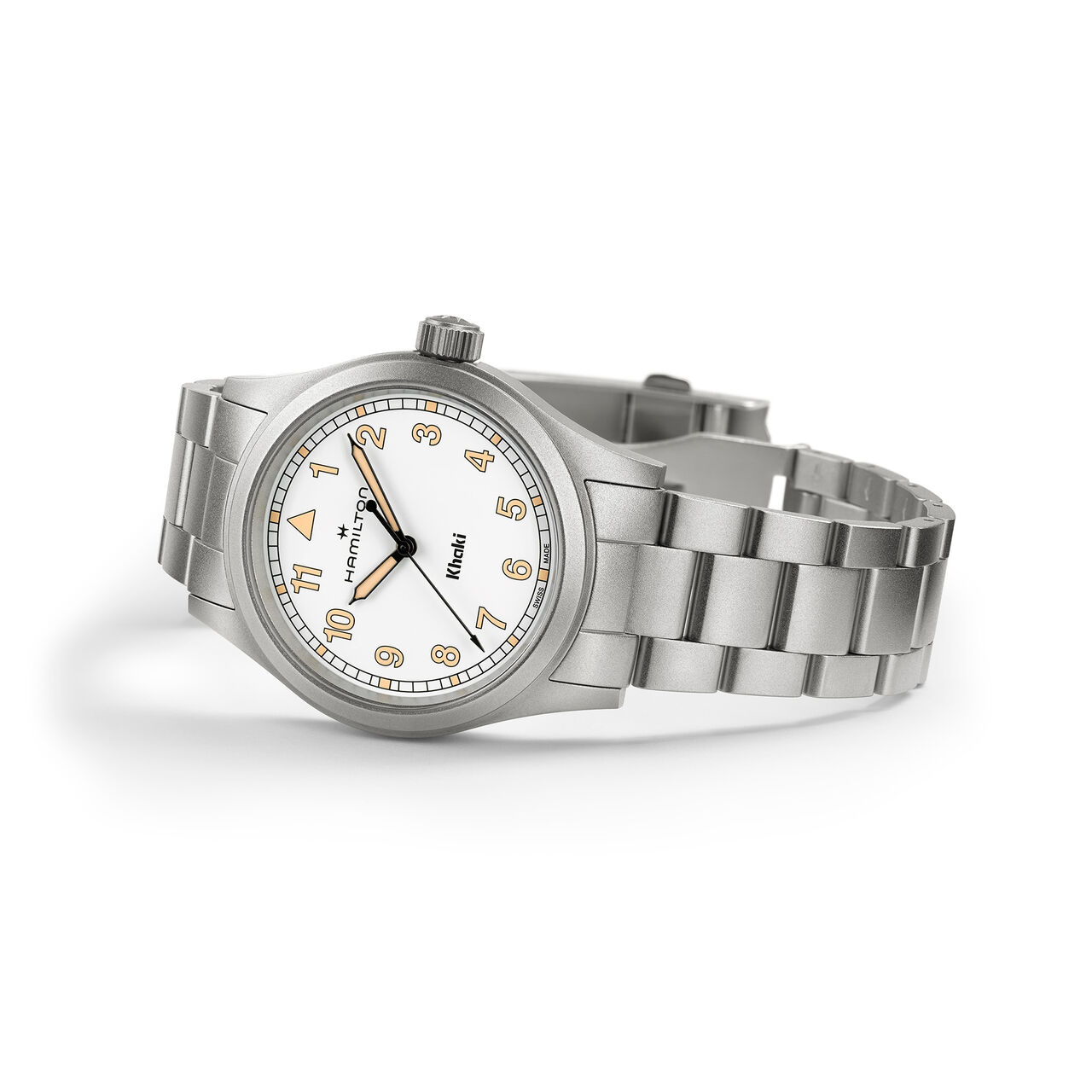 Hamilton Khaki Field 38 mm quartz en acier inoxydable image number 1