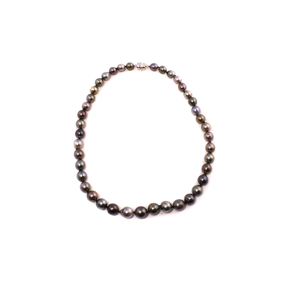 Collier de perles de Tahiti 8 à 10 mm