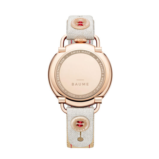 Baume Quartz 35 mm Red PVD Stainless Steel image number 1