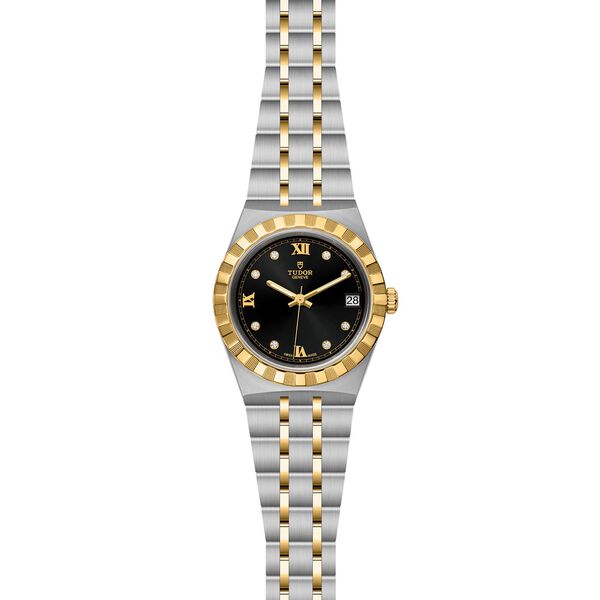 TUDOR Royal Automatic 34 mm Yellow Gold, Stainless Steel and Diamond