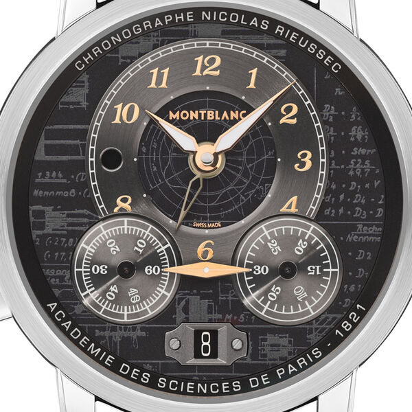 Star Legacy Nicolas Rieussec 43mm chronographe automatique en acier inoxydable - édition limitée 100 ans de Meisterstück