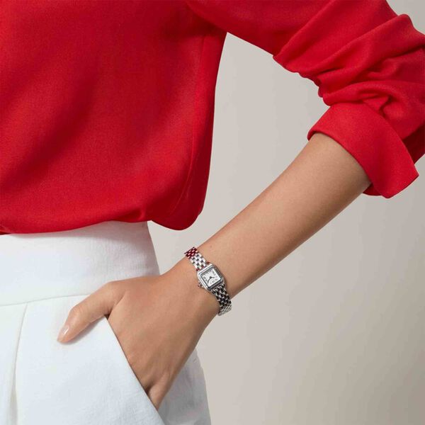 Panthère de Cartier 25 x 19 mm quartz en acier inoxydable, mini modèle