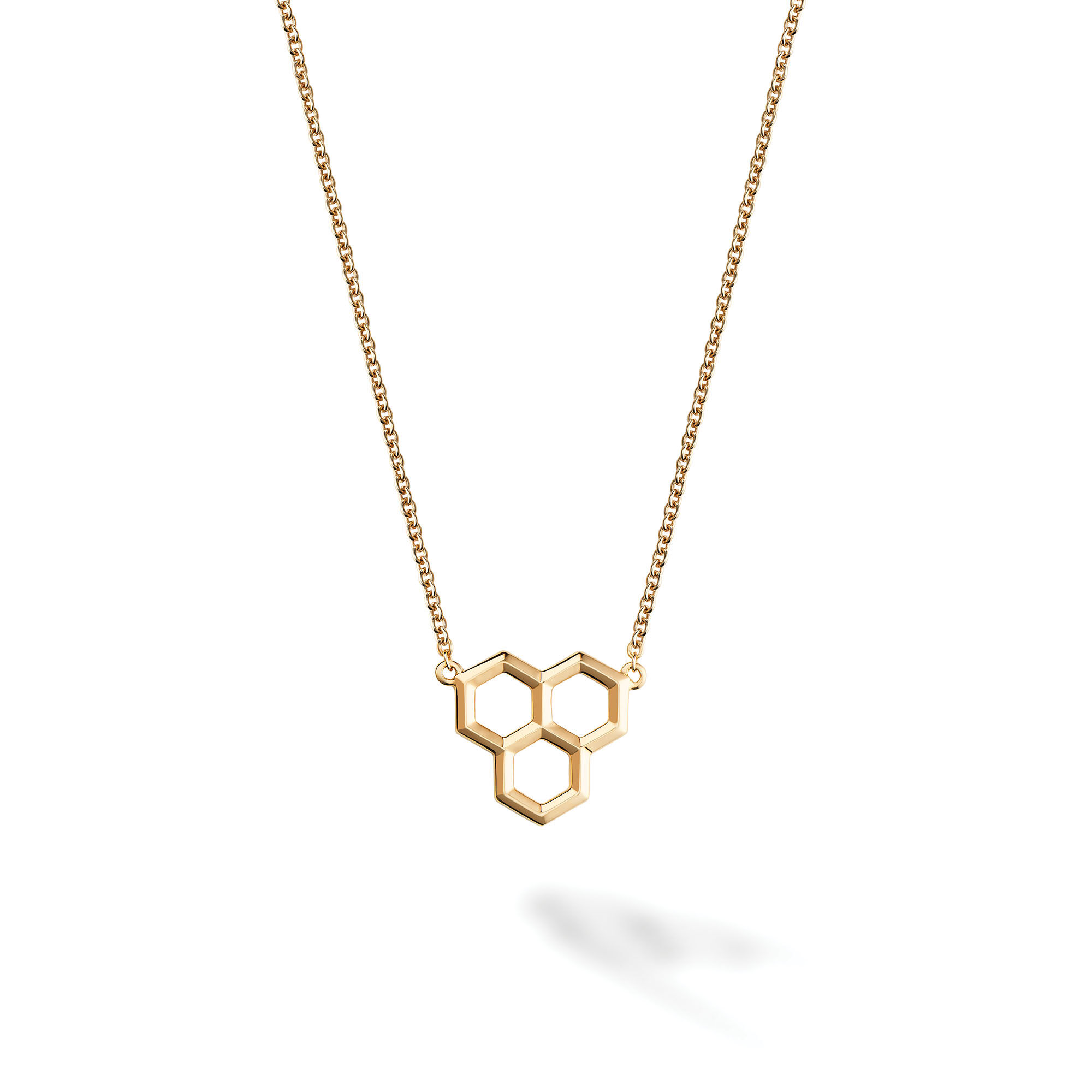 Hexagon necklace deals