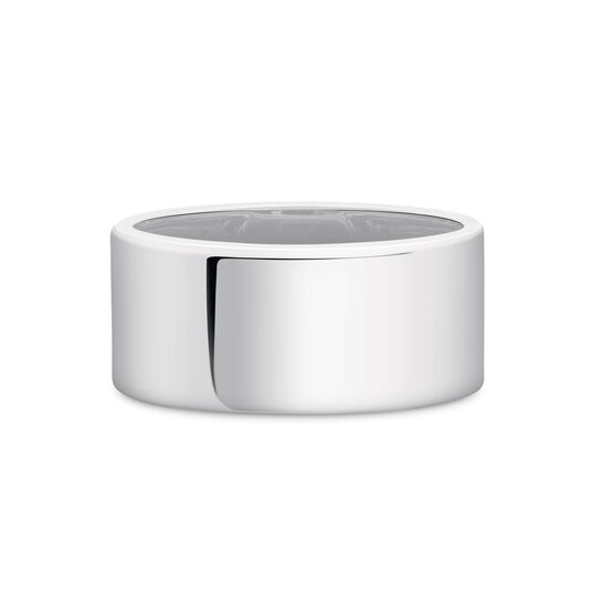 bijoux birks essentials 10mm sterling silver square band ring image number 0