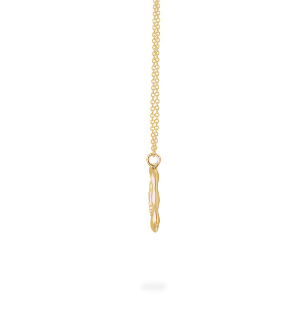 Zodiac Cancer Pendant in Yellow Gold