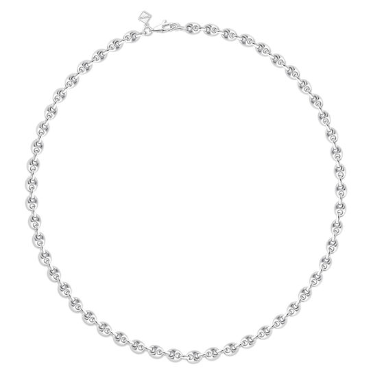 Birks Essentiels Collier &agrave; maillons grain de caf&eacute; pour homme en argent sterling image number 0