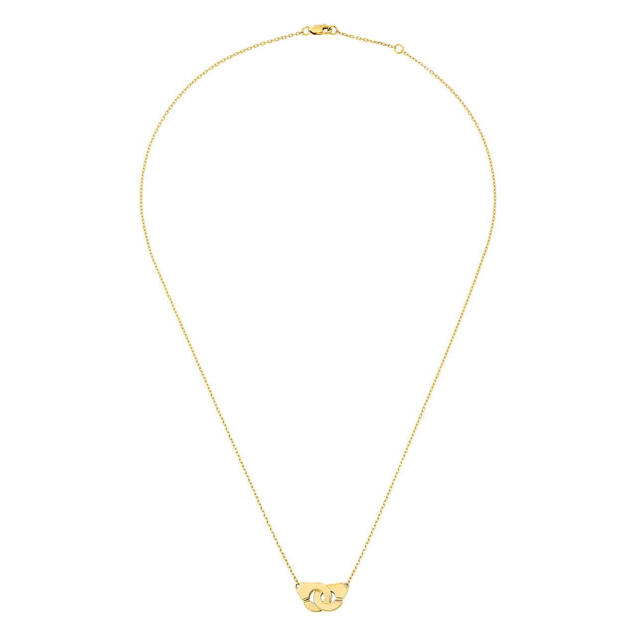 Menottes dinh van R8 Yellow Gold Necklace image number 1