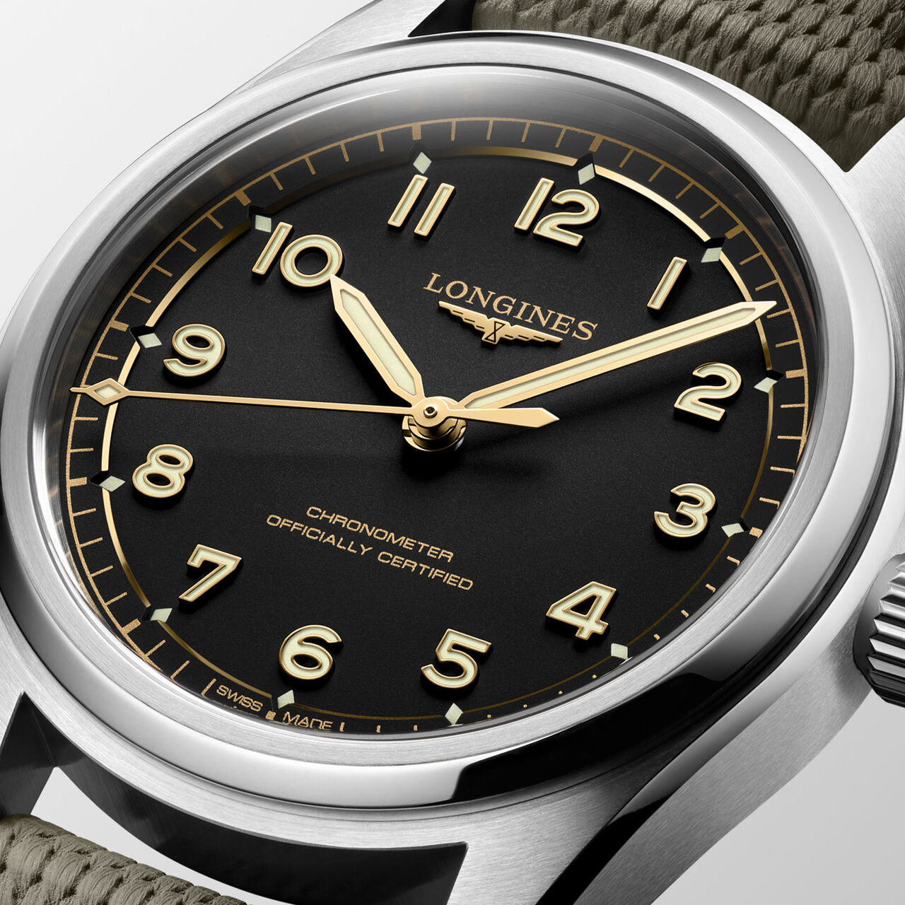 Longines Spirit Pilot Automatic 39 mm Stainless Steel image number 3