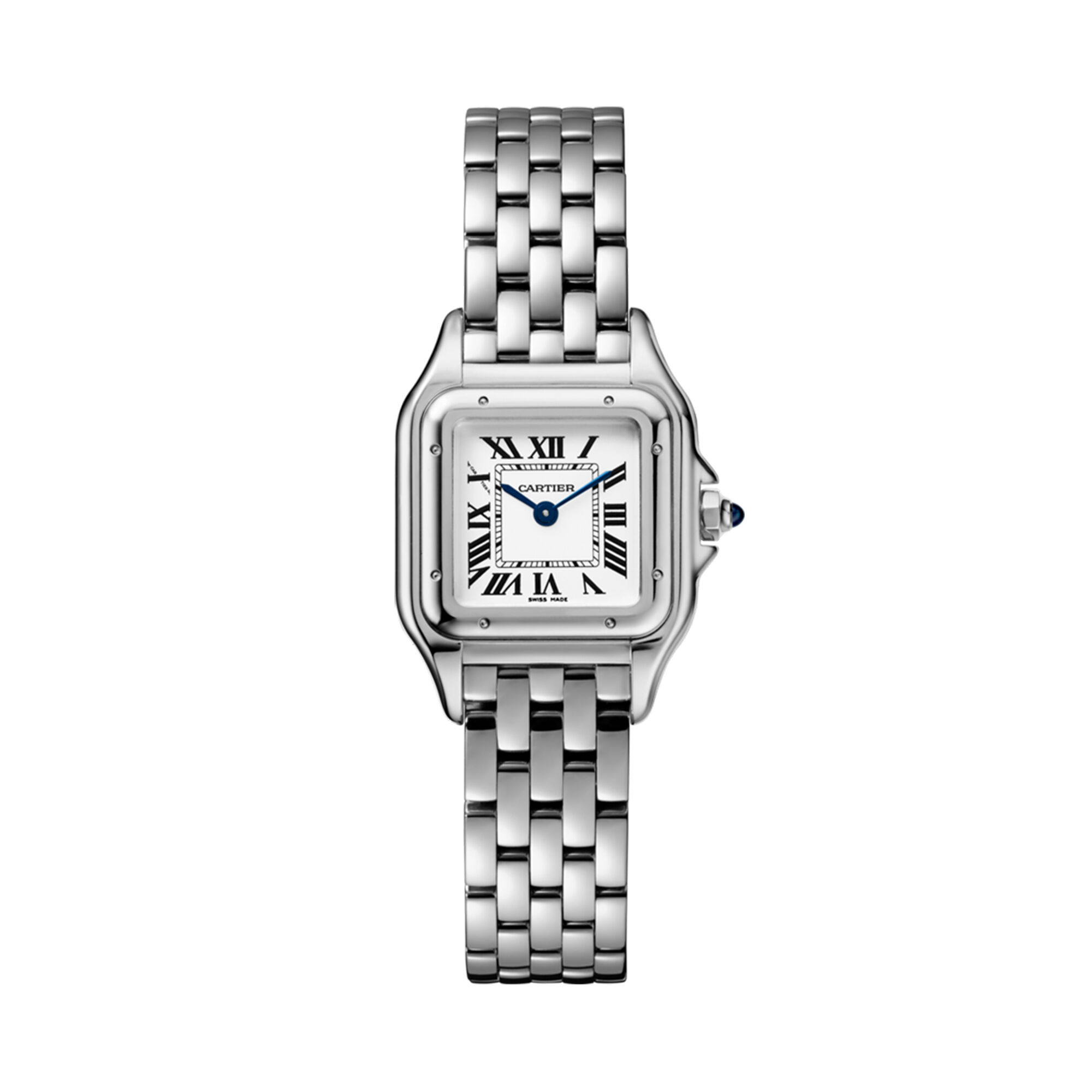 Panthère de cartier watch medium top model yellow gold and steel