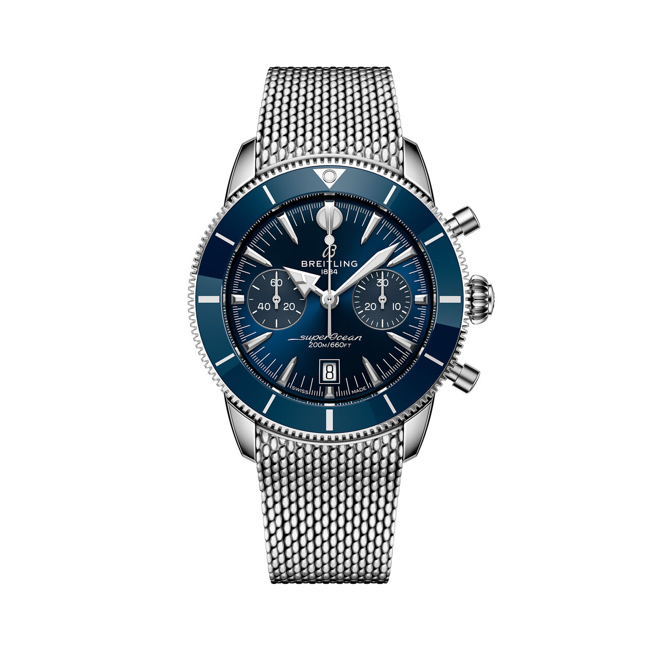 Breitling AB0156161C1A1 SuperOcean Herritage B01 Automatic Chronograph 42 mm Stainless Steel Front image number 0