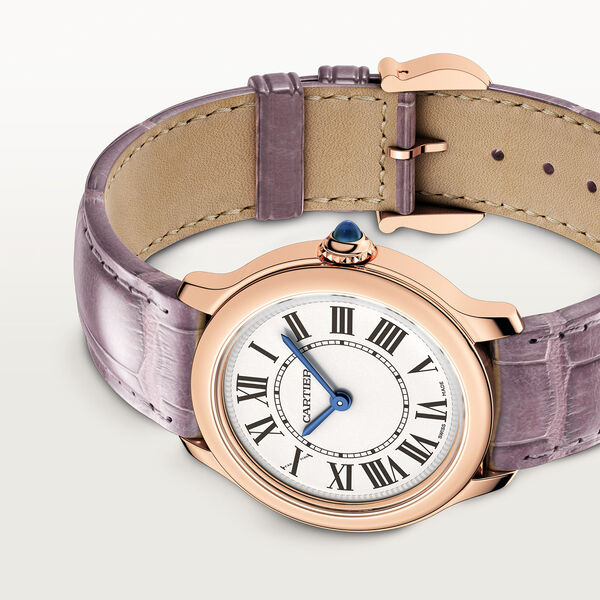 Ronde Louis Cartier Quartz 29 mm Rose Gold