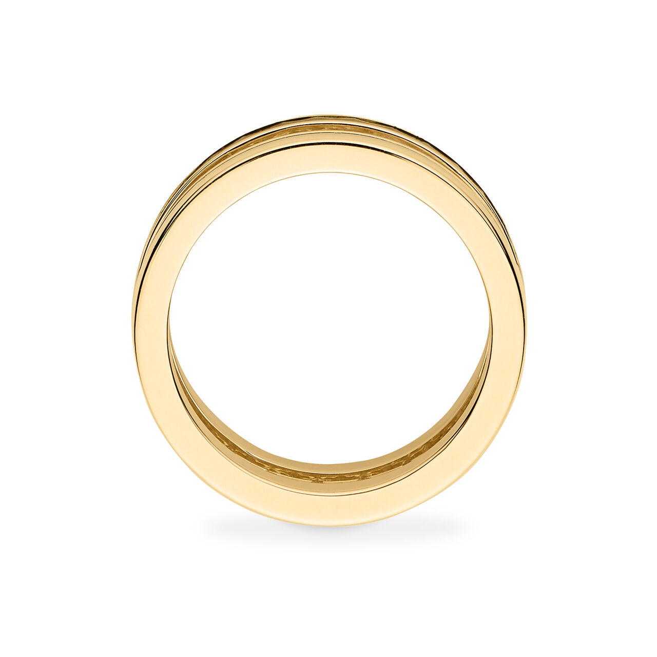 Birks Dare to Dream Yellow Gold Onyx Ring image number 3