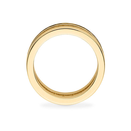 Birks Dare to Dream Yellow Gold Onyx Ring image number 3