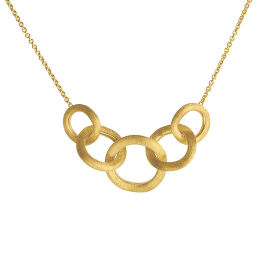 maison birks marco bicego jaipur link yellow gold graduated necklace cb1375 y image number 1