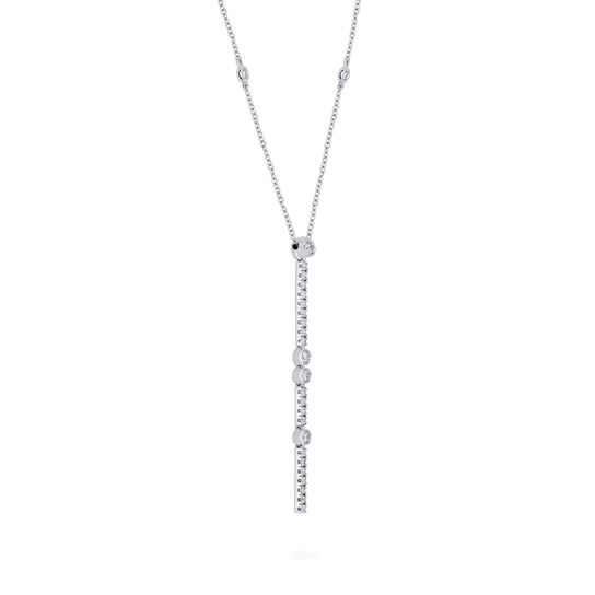 Diamond Drop Necklace image number 1