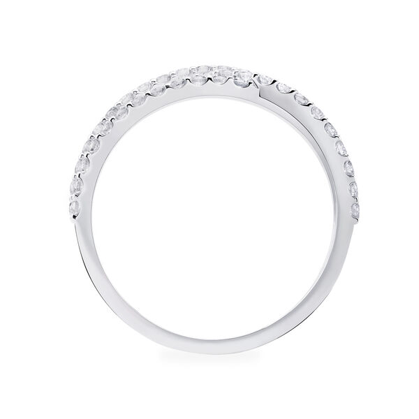 Bague en diamants et or blanc, petite