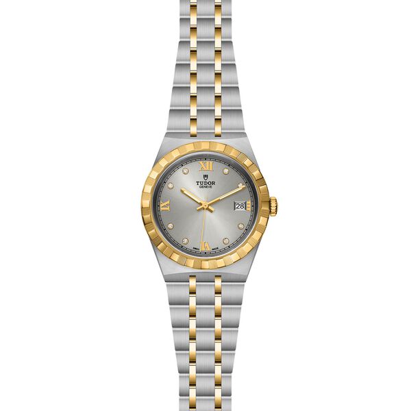 TUDOR Royal Automatic 38 mm Yellow Gold, Stainless Steel and Diamond