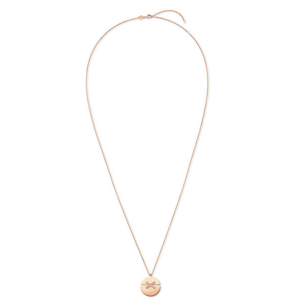 Jeux de Liens Harmony Large Rose Gold Diamond Necklace
