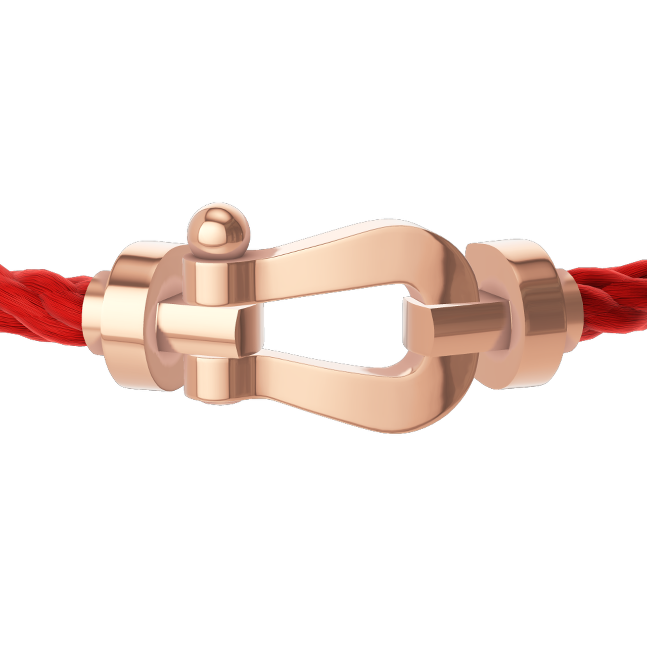 Force 10 Large Rose Gold Cable Bracelet Buckle image number 1