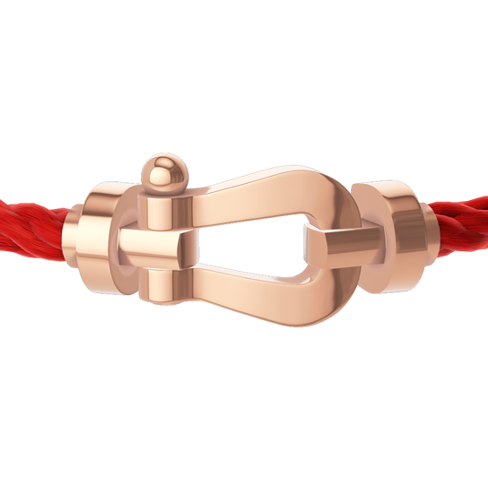 Force 10 Large Rose Gold Cable Bracelet Buckle image number 1