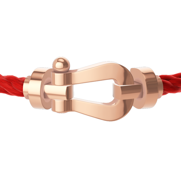 Force 10 Large Rose Gold Cable Bracelet