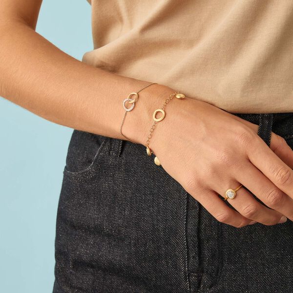 Bracelet &agrave; breloques Jaipur en or jaune