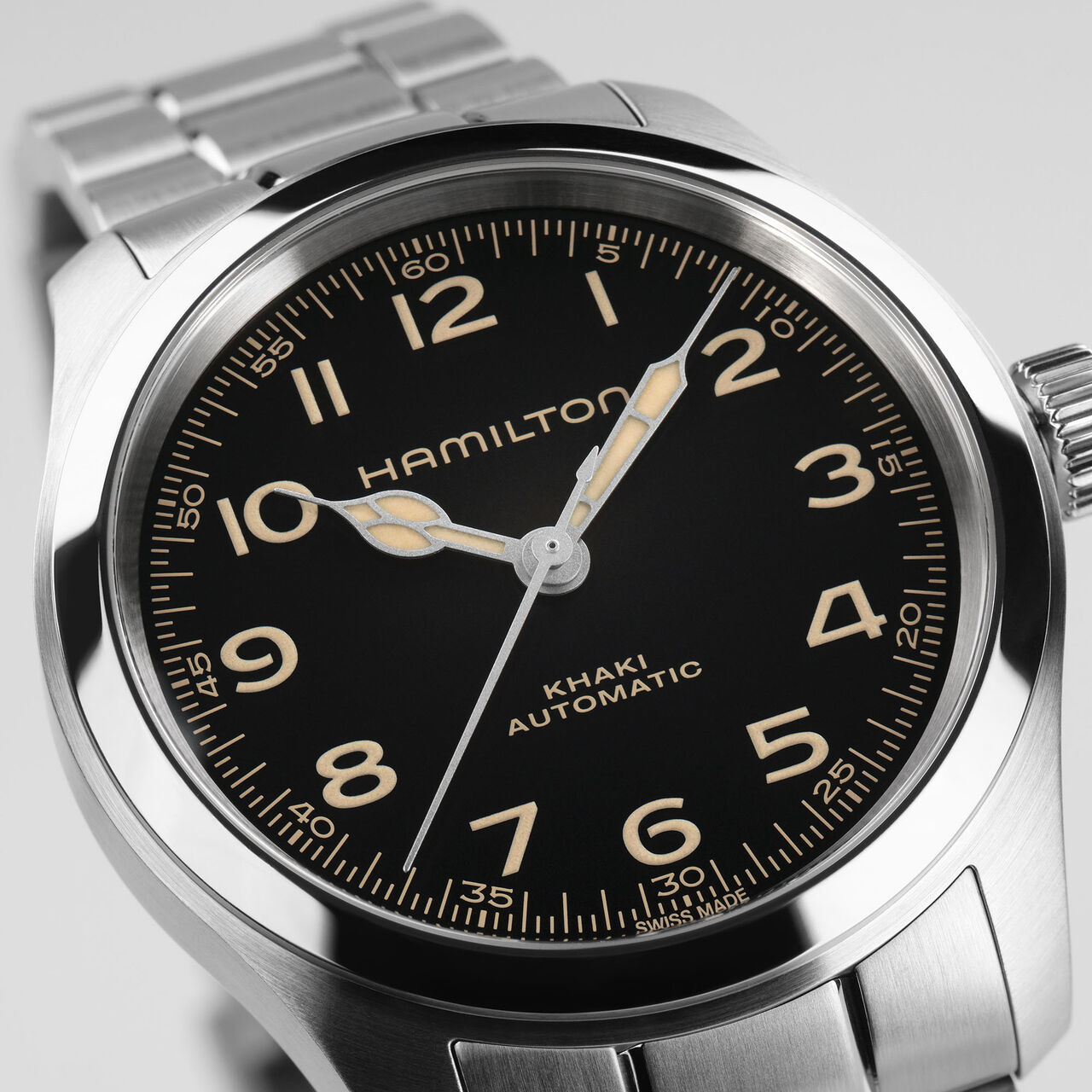 Hamilton Khaki Field Murph 38 mm automatique en acier inoxydable image number 4