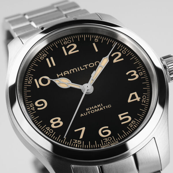 Khaki Field Murph 38 mm automatique en acier inoxydable