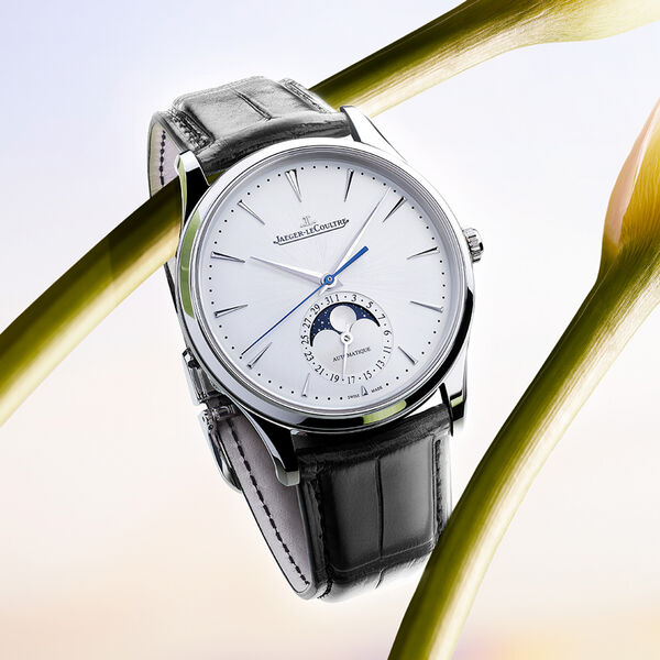 Master Ultra Thin 39 mm phase de lune automatique en acier inoxydable