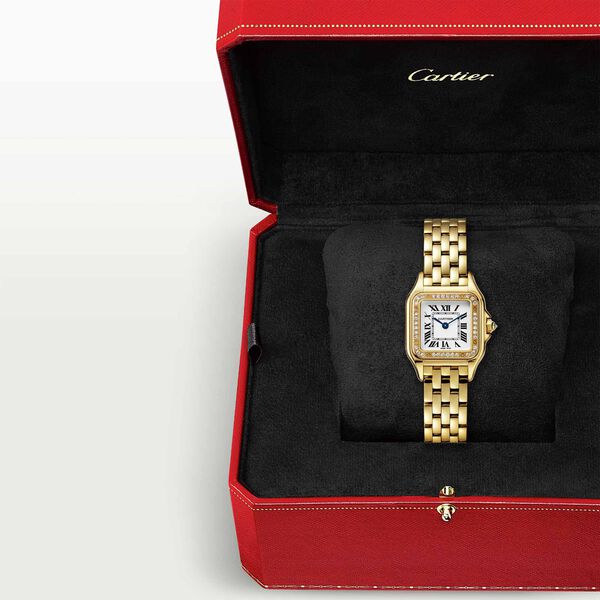 Panthère de Cartier Small Quartz 22 x 30 mm Yellow Gold and Diamond