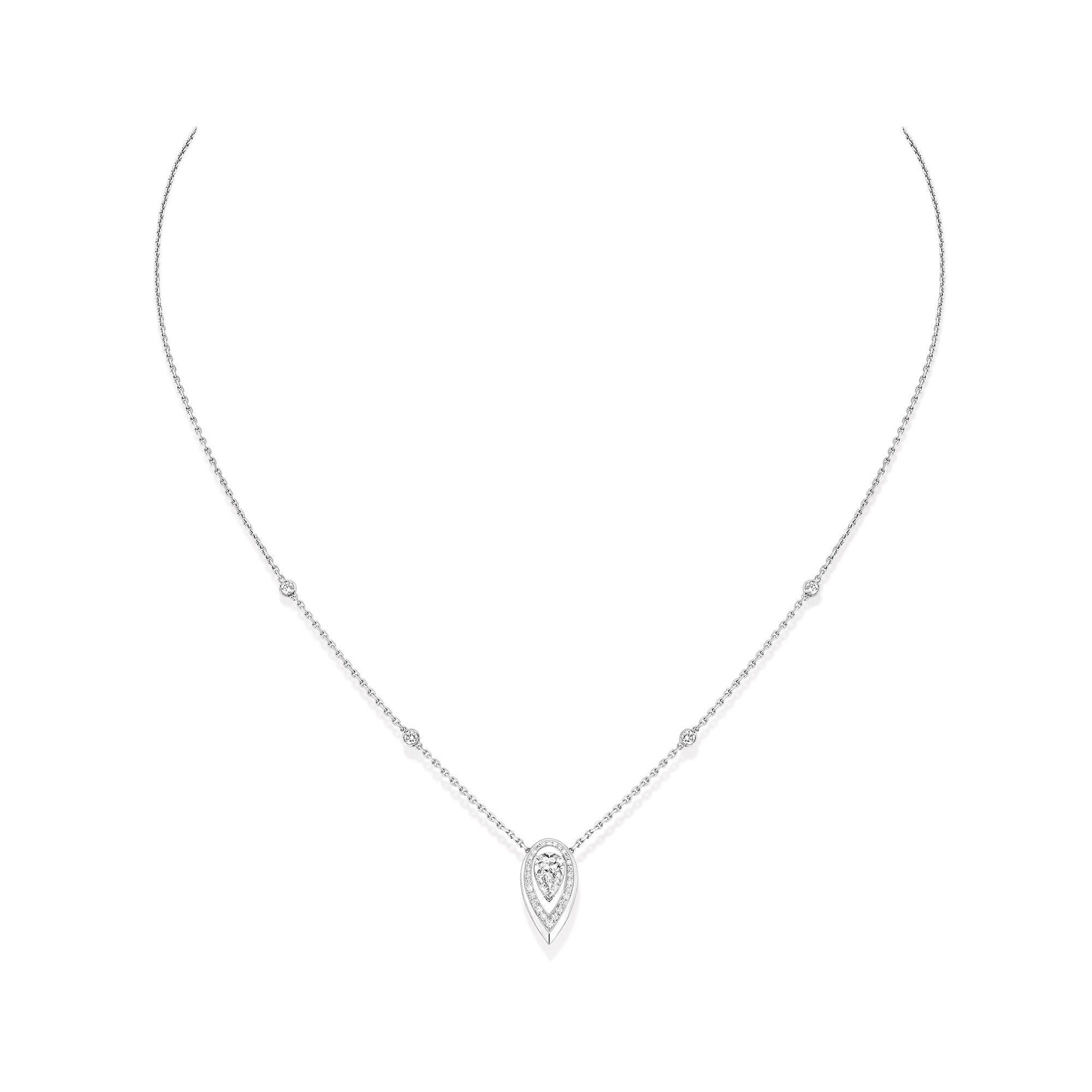 Fiery White Gold and Diamond Pendant .25ct