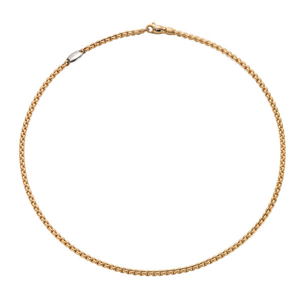 Collier Eka en or jaune, très petit modèle