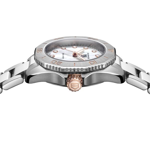 Aquaracer Professional 200 30 mm quartz en acier inoxydable et diamants
